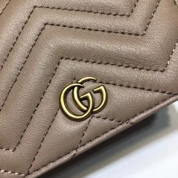 First bag ru Marmont card case wallet GG GUCCI 0502